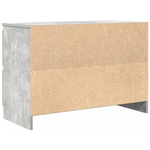 Mobile Porta TV Grigio Cemento 80x35x54 cm in Legno Multistrato - Foto 9