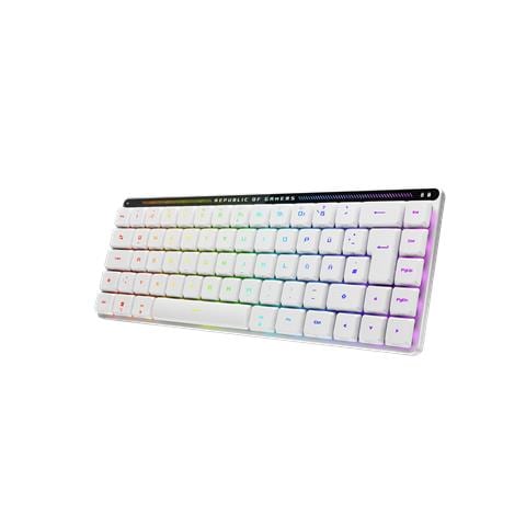 ROG Falchion RX Low Profile tastiera Gaming USB + RF Wireless + Bluetooth Bianco - Foto 2