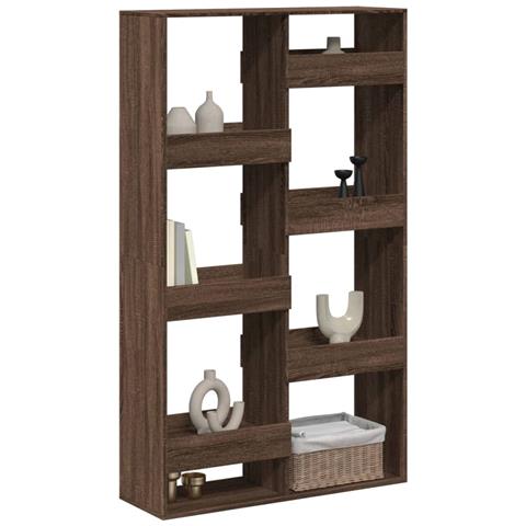 Divisorio Rovere Marrone 100x33x175 Cm In Truciolato - Foto 3