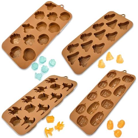 Forme In Silicone Halloween 4 Pezzi - Crea Dolci Spaventosi E Divertenti! - Foto 1