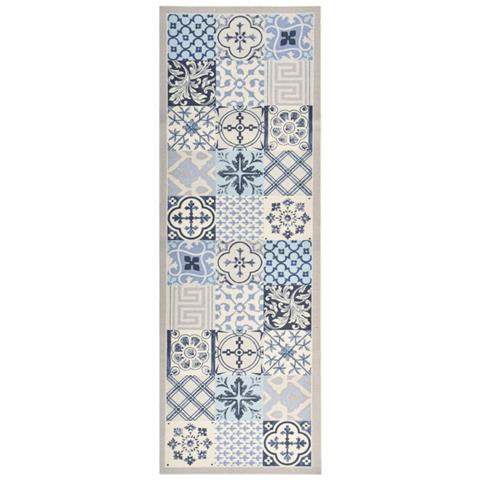 Lusso Casadino -  Tappetino Da Cucina Lavabile Mosaico 60x300 Cm - Foto 1