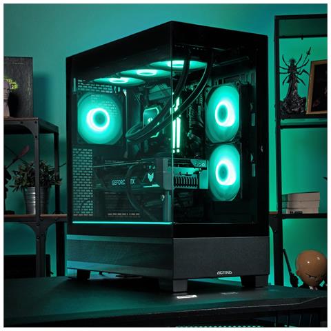5901443416593 PC AMD Ryzen™ 9 9900X3D 32 GB DDR5-SDRAM 2 TB SSD NVIDIA GeForce RTX 5080 Midi Tower Nero - Foto 2