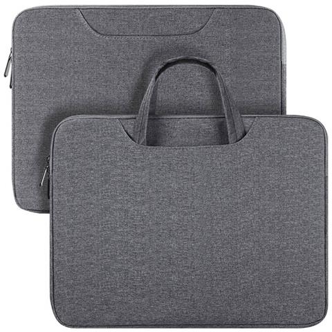 Custodia Per Macbook Pro 15 / 16"" Con Cerniera Impermeabile E Maniglia, Grigio Antracite - Foto 5