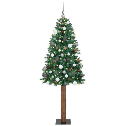 Albero di Natale snodato Verde 77 x 77 x 210 cm PVC - Foto 1