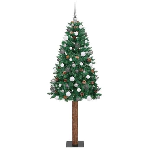 Albero di Natale snodato Verde 77 x 77 x 210 cm PVC - Foto 2
