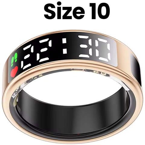 Anello Intelligente Taglia 10 Modello Saturn Con Schermo Led E Custodia Di Ricarica - Foto 2