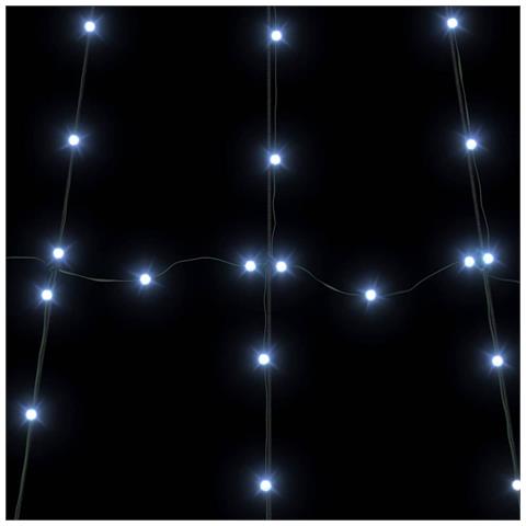 Albero di Natale LED con picchetti per il terreno Bianco freddo - Foto 9