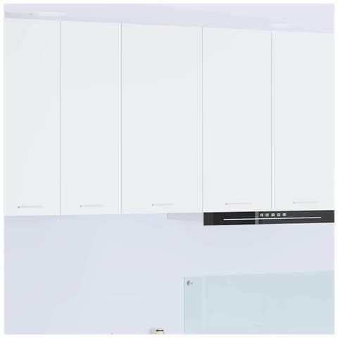 Armadio pensile Riga Bianco 40 x 31 x 80 cm Legno multistrato - Foto 2