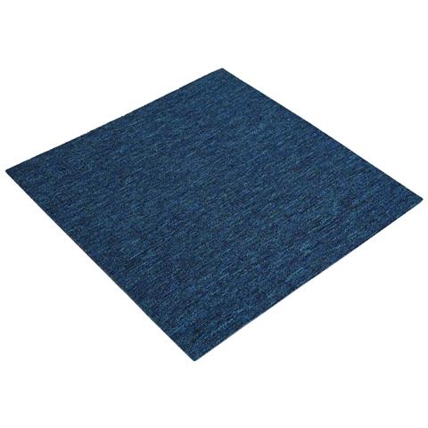 Piastrella per Tappeto Blu 50 x 50 cm 20 pcs PP e Bitume - Foto 1