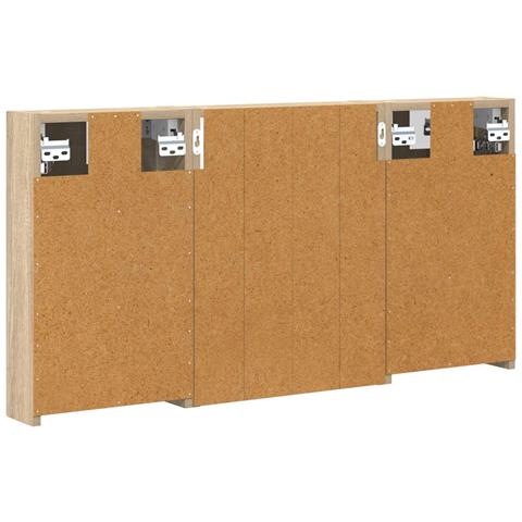 Set di Armadi da Bagno con lo scaffale 3 pcs 100 x 10,5 x 50 cm - Foto 9