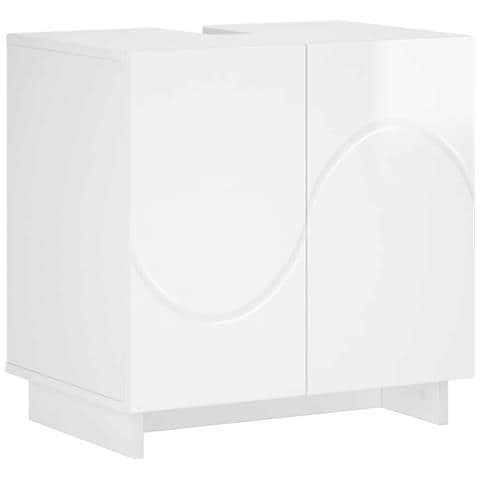Mobile da bagno Bianco Lucido 60 x 41 x 58 cm - Foto 1