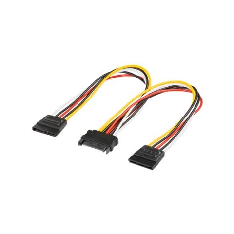 Cavetto Adattatore Interno Sata 1 Connettore Maschio - 2 Femmine Cm. 23 - Foto 2