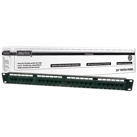 Pannello Patch 19" Non Schermato Utp 16 Porte 8 Poli Rj45 Per Reti Categoria 6 - 1 Unita' - Foto 4