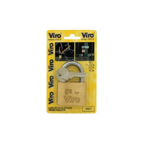 Lucchetto Ad Arco In Ottone Mm. 30 Al64 - Foto 2