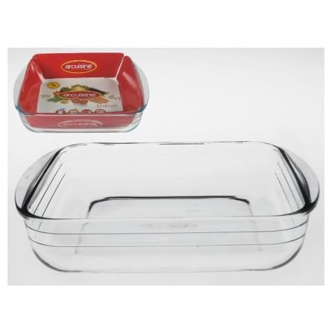Tegame Quadrato Cm. 25x22 In Vetro Da Forno - Foto 1