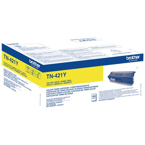 TN-421Y Toner Originale Giallo per HL-L8260CDW / HL-L8360CDW Capacità 1800 Pagine - Foto 2