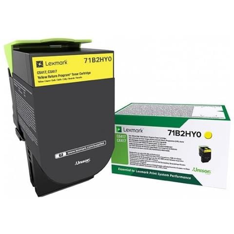 71B2HY0 Toner Originale Giallo per CX417de / CX517de / CS417dn / CS517de Capacità 3500 Pagine - Foto 2