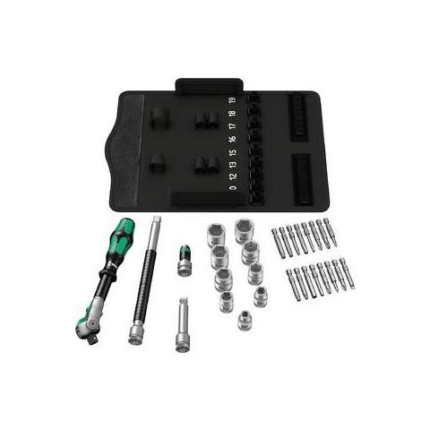 8100 SB 6 Zyklop Speed Kit di chiavi a bussola metrico 3/8" (10 mm) 29 parti 05004046001 - Foto 2