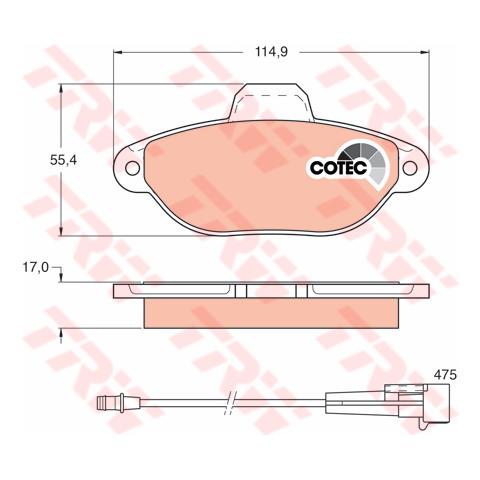Kit Pastiglie Freno Gdb1115 - Foto 3