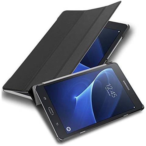 Cadorabo Custodia Per Tablet Compatibile Con Samsung Galaxy Tab A 2016 (7.0"" Zoll) Sm-t280n In Nero Satin - Coperchio Protettiva Ultra Sottile Senza Funzione Auto Wake Up E Stand - Foto 1