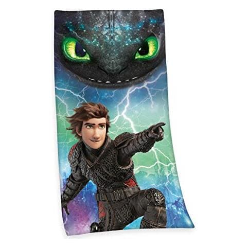 Dragons Telo Doccia, Cotton, Multicolore, 150 X 75 Cm - Foto 1