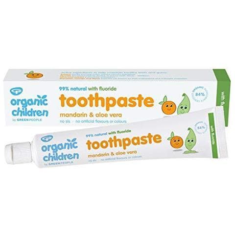 Dentifricio Per Bambini Al Mandarino E Aloe Vera Con Fluoro, 50 Ml - Foto 1