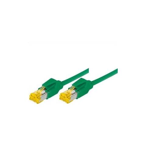 2m Cat. 6A, Cat6a, S / FTP (S-STP) , RJ-45, RJ-45, Maschio / maschio, Verde - Foto 1