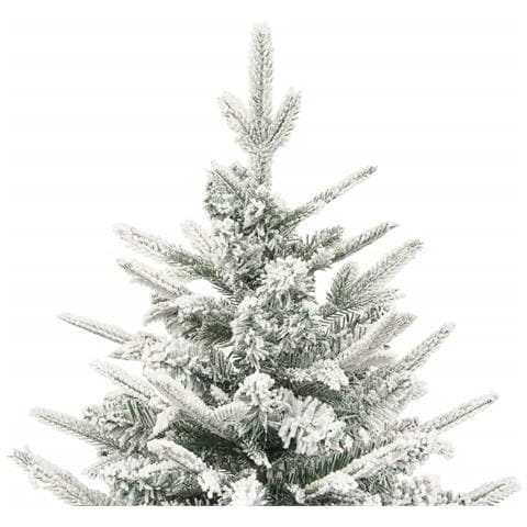 Albero Di Natale Artificiale Con Neve Verde 120 Cm Pvc E Pe - Foto 2