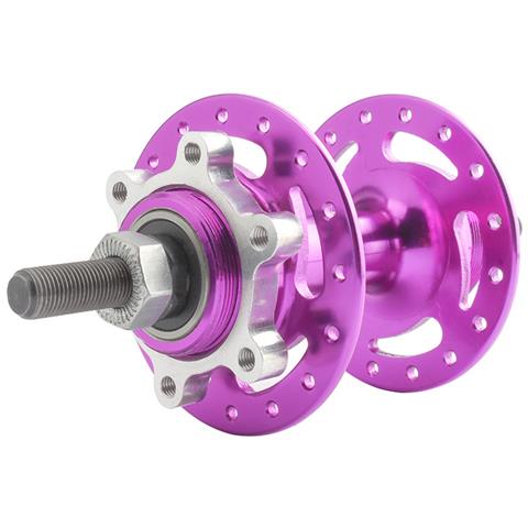 Ruota Libera Bici Mozzo Filettato Disco 6 Bullone In Lega Di Alluminio D'argento 44 Mm - Foto 2