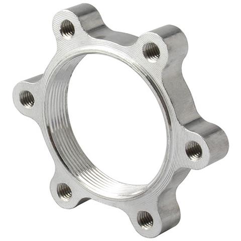 Ruota Libera Bici Mozzo Filettato Disco 6 Bullone In Lega Di Alluminio D'argento 44 Mm - Foto 1