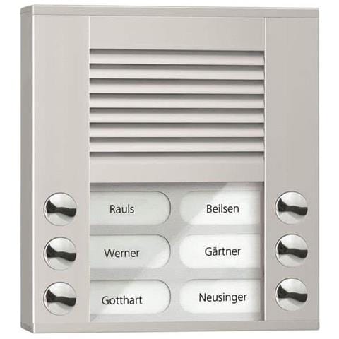 Audio Auenstation Pes06-en/04 6tasten 2reihig Ap Silber (pes06-en/04) - Foto 1