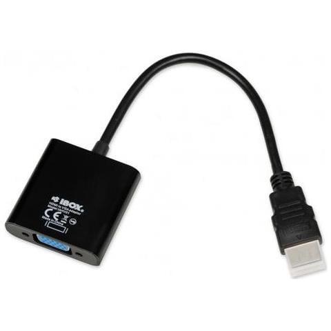 Iahv01 Cavo E Adattatore Video Hdmi Tipo A (standard) Vga (d-sub) Nero - Foto 1