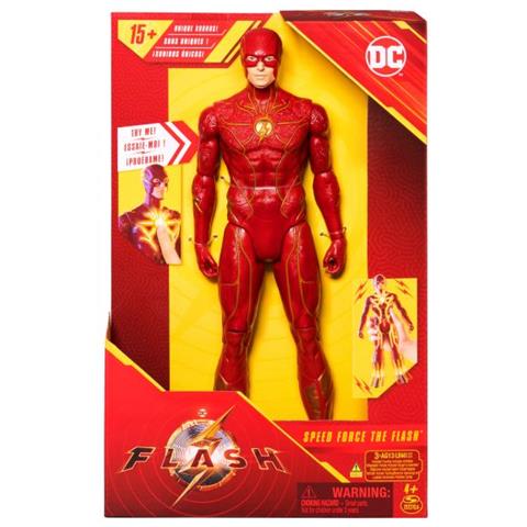 Dc Comics - Figurina Interattiva The Flash Deluxe - Effetti Audio E Luminosi - 30 Cm - Di 4 Anni - Foto 1