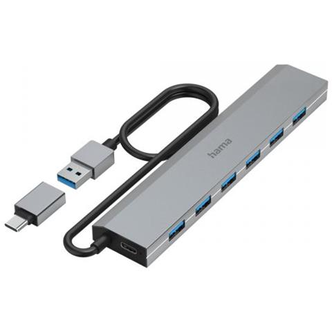 00200137 Hub Di Interfaccia USB 3.2 Gen 1 (3.1 Gen 1) Type-A + Type-C 5000 Mbit /s Antracite - Foto 1