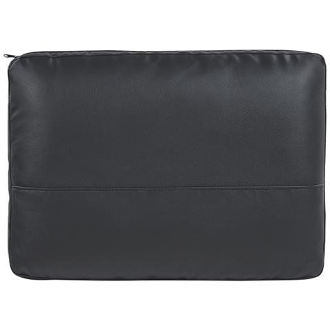 Divano 2 Posti Sovik Pelle Sintetica Nero - Foto 8