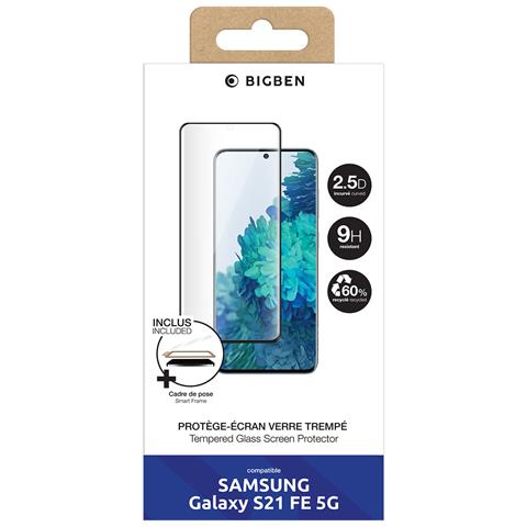 Salvadisplay Per Galaxy S21 Fe In Vetro Temperato 2.5d Con Smartframe, Trasparente - Foto 5