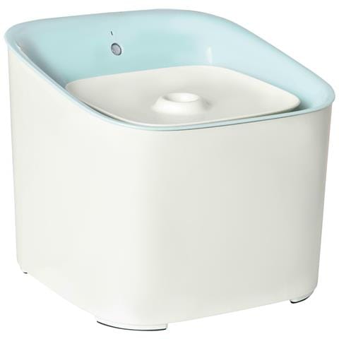 Fontanella Per Gatti E Cani Da 3l Con Filtro A Carboni, Luce Led E Sensore Di Movimento, Bianco - Foto 1