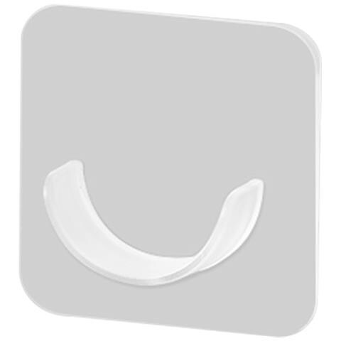 Staffa Adesiva Per Asta Appendiabiti Per Tenda Da Doccia Transparent - Foto 1