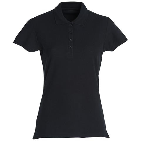 Basic Polo Ladies Nero M - Foto 1