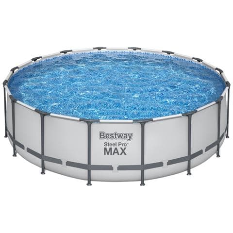 Piscina Fuori Terra - In Giro - 488x122 Cm - Grigio - Include Accessori Coordinati Cb36 - Foto 6