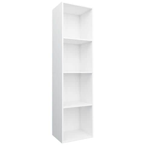Libreria / Mobile Tv Bianco 36x30x143 Cm In Legno Multistrato - Foto 1