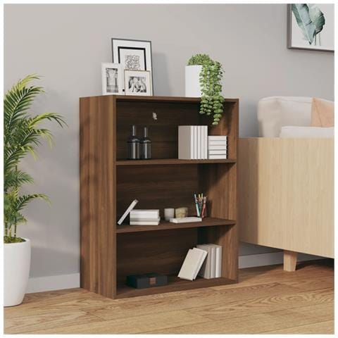 Lusso Casadino -  Armadietto Pensile A Parete Rovere Marrone 69,5x32,5x90 Cm - Foto 2