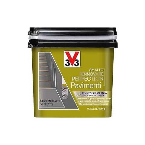 Smalto Rinnovare Perfection Pavimenti 750ml Grigio Carbonato Satinato - Foto 1