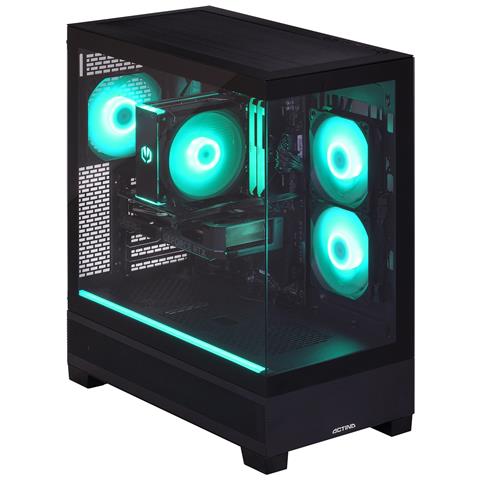 5901443416463 PC AMD Ryzen™ 7 8700F 32 GB DDR5-SDRAM 1 TB SSD NVIDIA GeForce RTX 5070 Ti Midi Tower Nero - Foto 2