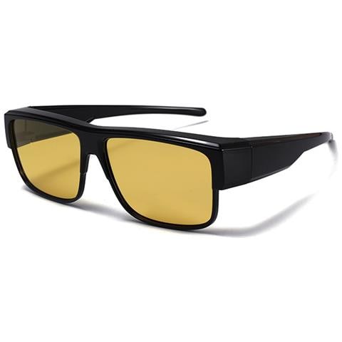 Occhiali Da Sole Polarizzati Clip-on - Montatura Nera Per Visione Notturna - Foto 1