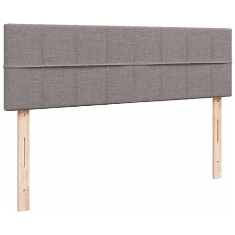 Pouf Letto con Materasso Tortora 140x200 cm in Tessuto - Foto 9