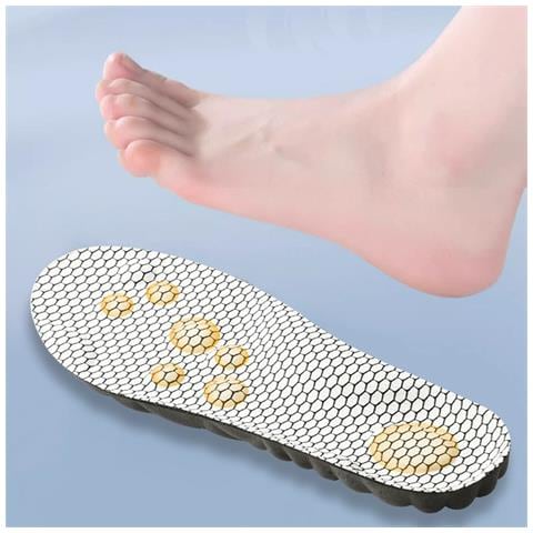 Solette In Grafene 4d Cloud Tech Pu Con Supporto Arco Plantare Massaggiante - Assorbimento Urti, Anti-odore, Assorbi-sudore 41-42 - Foto 2