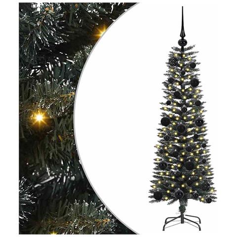 Albero di Natale artificiale con 150 LED Verde 120 cm - Foto 1