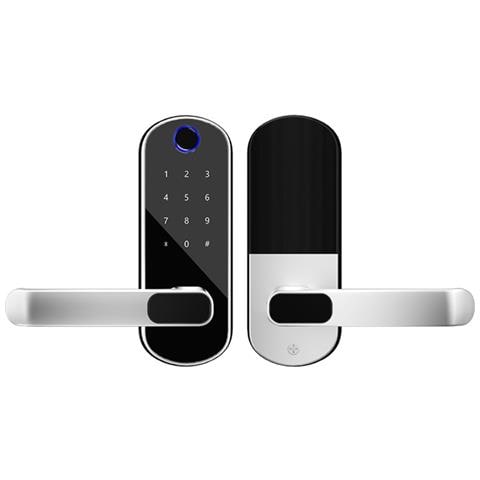Serratura Per Porta Intelligente Con Impronta Digitale - Entrata Senza Chiave Con Impronta Digitale, Codice E Chiave Silver - Foto 1