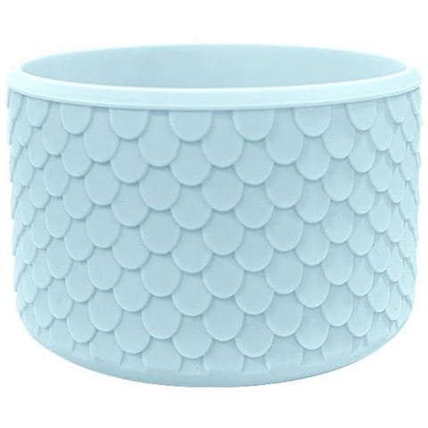 Macaron Azzurro Chiaro A Squame Di Pesce Manicotto In Silicone - Misura Universale Per Tazze Da 12oz-40oz - Foto 1